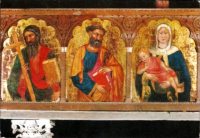 L'Iconostasi raffigurante la Madonna con gli Apostoli